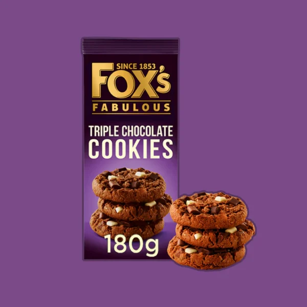 Fox's Triple Chocolate Cookies 180g