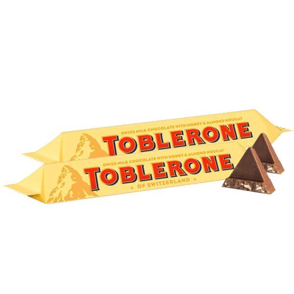 Toblerone Swiss Milk Chocolate (With Honey & Almond Nougat)